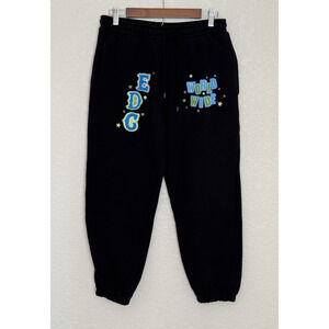 EDC Worldwide Sweatpants Heavyweight Joggers Coachella Festival, S